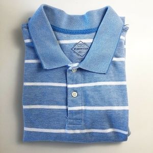 SJB Shirt Golf/Polo XL Light Blue/White Legacy EUC